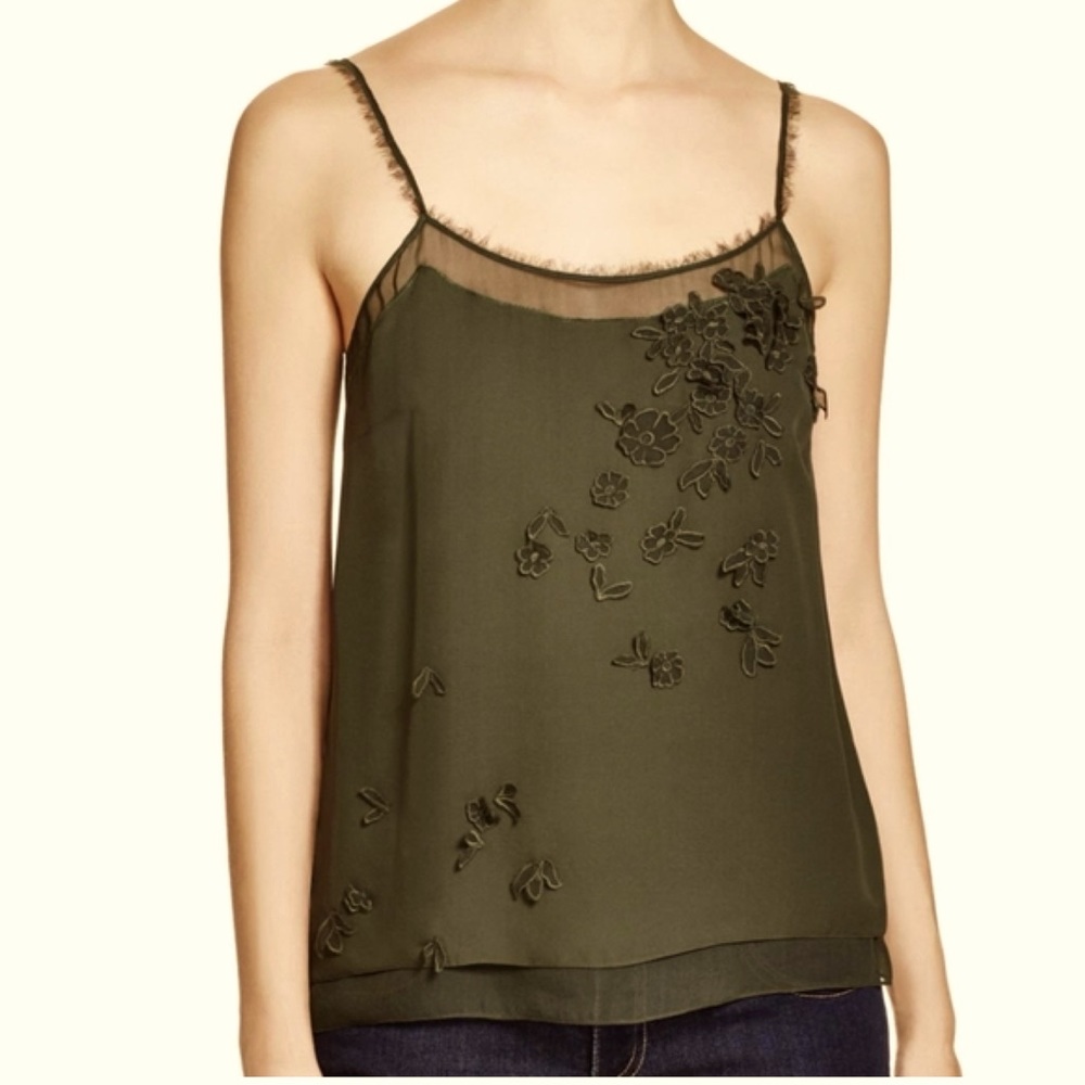 Elie Tahari Aldin Floral Silk Cami